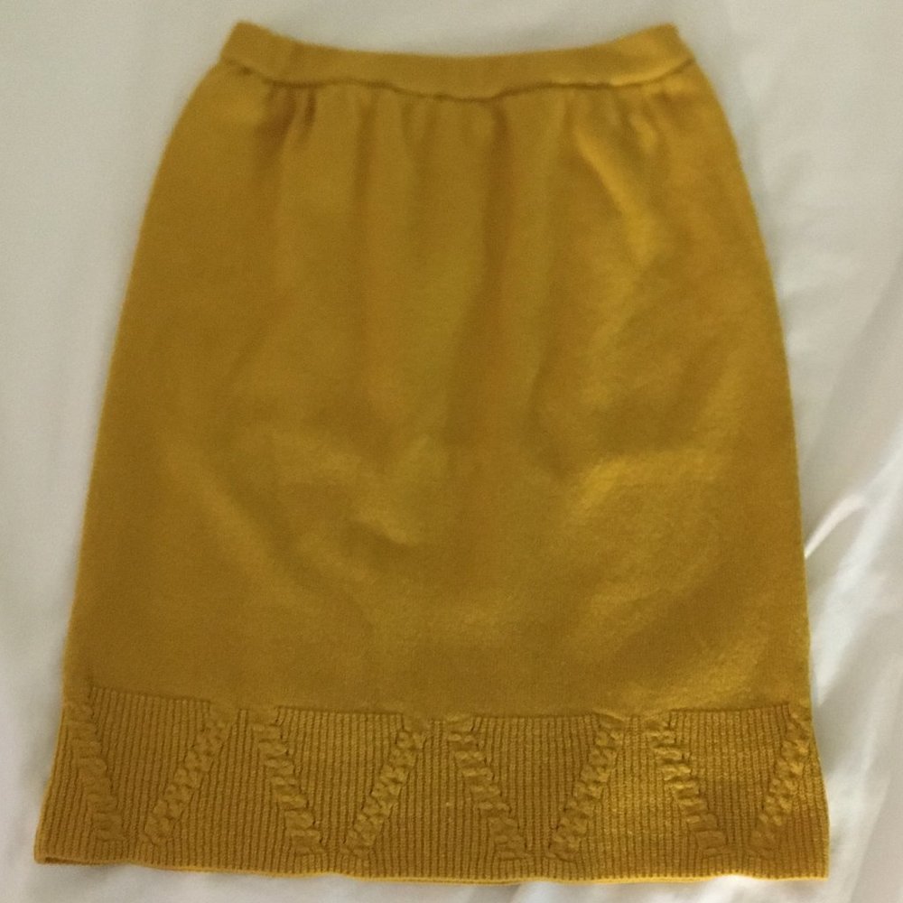 Wool Pencil Skirt